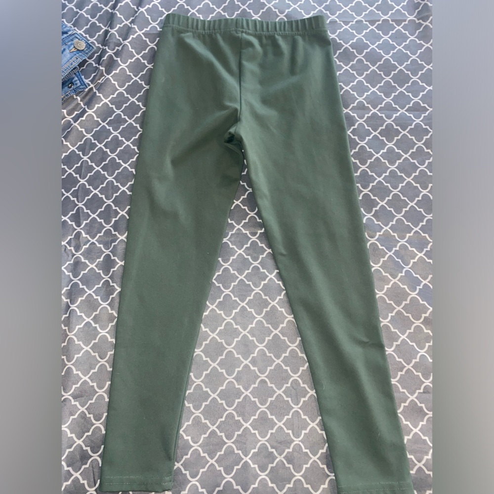 Kids Green Leggings